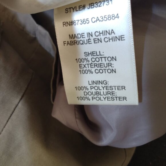 EEUC JACK. FAUX FUR REMOVABLE COLLAR ZIP FRONT DRAWSTRING WAIST JACKET LARGE - Picture 10 of 11